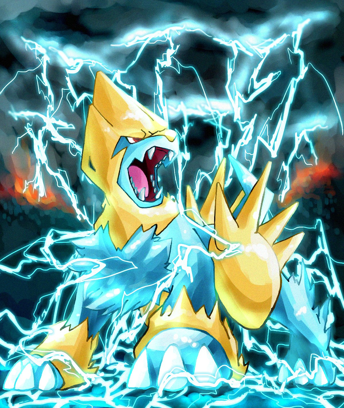 タルトタタン 215 400 No 067 ほうでんポケモン ライボルト Manectric かみなり タルトの毎日 ポケモン図鑑 T Co 57o8wnau Twitter