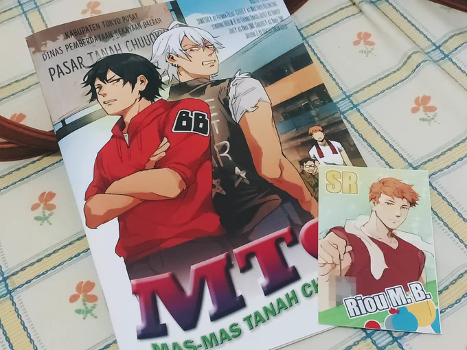 and of course can't leave behind the most important loot by @nasi_kepal ?✨ makasih banyak kak nachi sudah bikin sekuelnya!! lagi-lagi ketawa pusing bacanya, ga kalah pusing dari pak dokter wwww mana ada cameo gentaro pula seneng banget saya T^T 