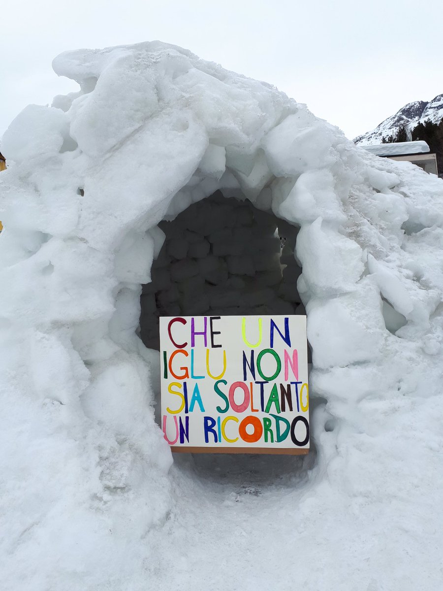 MyFutureAction's tweet photo. Per la protezione del clima - che un Iglu❄️💚 non sia soltanto un ricordo.

#neve #ilnostrofuturo #iglu #perilclima https://t.co/Mslo7Y1lJs