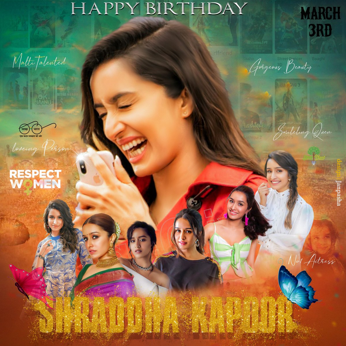 JanpashaTweetz's tweet photo. Here It Is #MyDesignWork For Most MaltiTalented Gorgeous Beauty @ShraddhaKapoor Bday Cdp Hope U Like it all....!!!☺️😍🤗 #ShraddhuBdayCdp
#HappyBirthdayShraddhaKapoor
HdLink:https://t.co/wMpRncwmqt https://t.co/FrzqVNzDbp