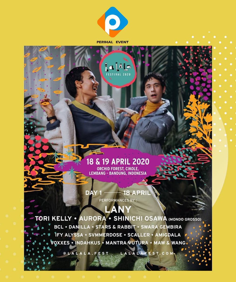 perihalevent's tweet photo. We definitely hear you. For the ones who’ve been asking, here is the lineup for Day 1 and Day 2 in all its glory!

Unfortunately, we are now moving Heize performance to Day 2 due to some unforeseen circumstances
#WeSingLaLaLa #BetterLaLaLa #lalala101 #LaLaLaFest2020 #PerihalEvent https://t.co/6guZofUHf7