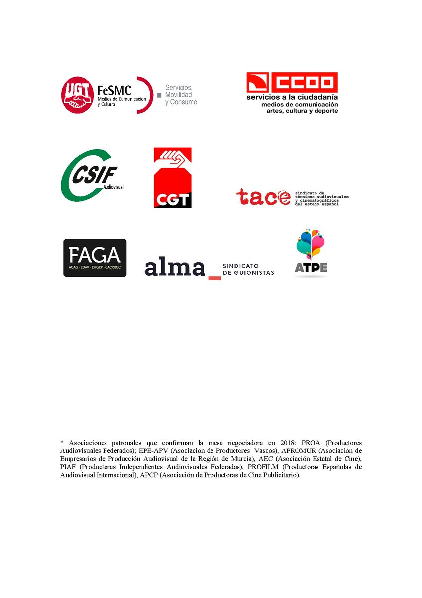 csifaudiovisual's tweet image. #convenioaudiovisualdigno #respetoaudiovisual L@s trabajador@s del sector audiovisual no aguantamos más. #salariodigno #stopcongelaciónsalarial #derechoaconciliar #vidapersonal
