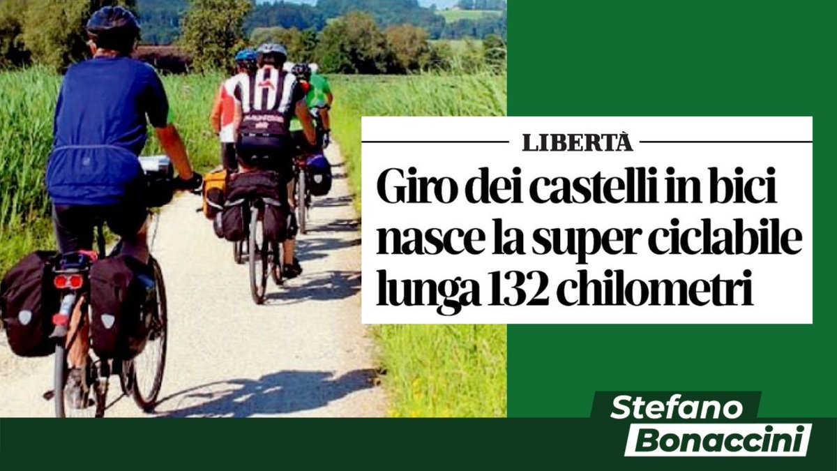 sbonaccini's tweet photo. Nel piacentino, un #itinerario per le due ruote bello e suggestivo, che abbiamo finanziato col bando regionale del Piano di sviluppo rurale. Fondamentale il ruolo dell’Ente Parchi e del Gal (Gruppo azione locale) del Ducato. #Insieme ai #territori. https://t.co/kVdjQknAk5