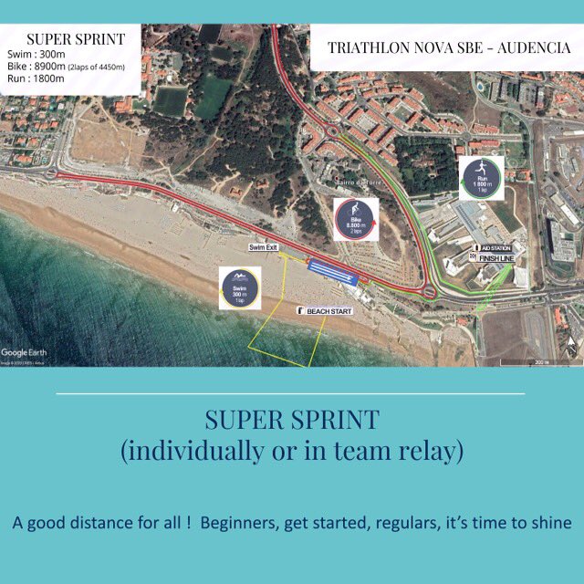 Let’s take a look at the first race format : THE SUPER SPRINT.        Whether in relay or individual, this race is open to EVERYBODY. So don’t wait any longer and join the movement !       [REMINDER] The registration link is available on our website 😍 #triatNOVAUDENCIA #students