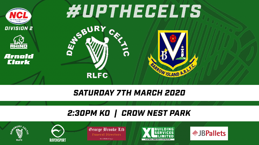 Dewsbury_Celtic's tweet photo. 🍀 Coming off the back of a promotion winning campaign in 2019, Round 1 of the @OfficialNCL Division 2 is just around the corner.  Come and show your support for the lads as we take on @BarrowIslandARL! 

#UPTHECELTS https://t.co/QmTsG7eJis
