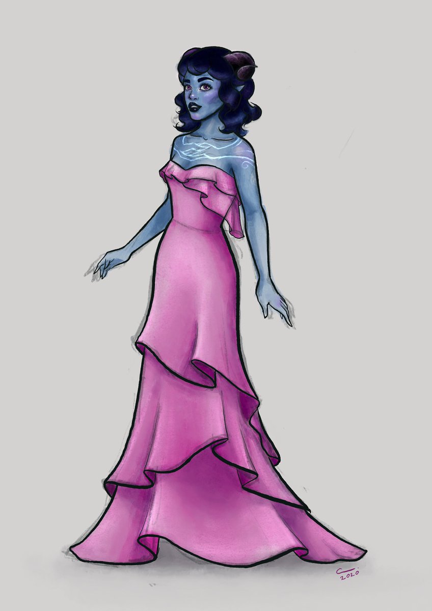 chanacorna's tweet photo. Had to draw #Jesterlavorre after this last session of #CriticalRole.

Facial reference was the incredible Jester cosplay by @eurydeus #CriticalRoleSpoilers #Criticalroleart https://t.co/r9kd2mJtlr