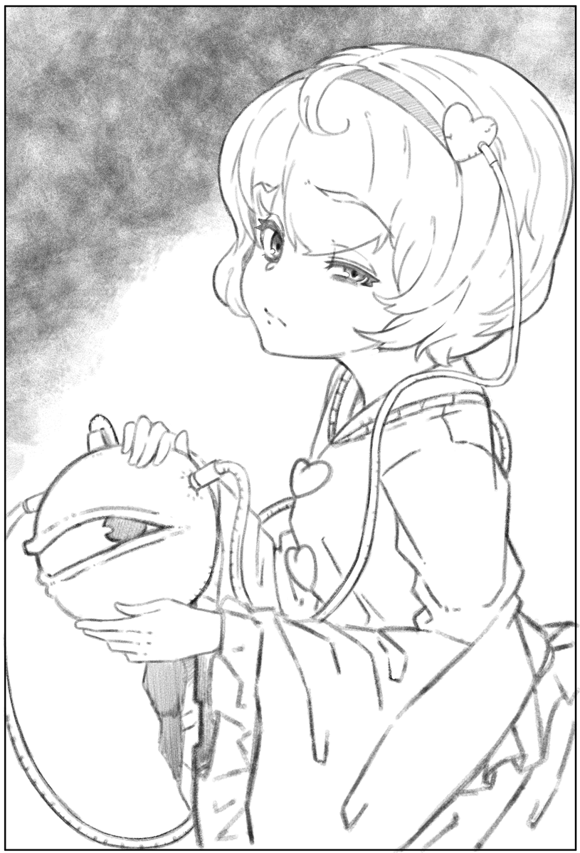 落書きマンとさとり様 