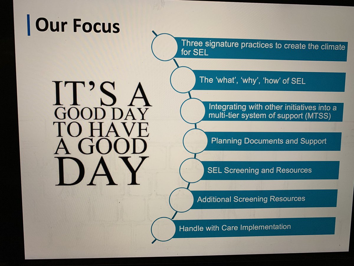 StephanieMLowe1's tweet photo. Ready to get our Best Practices in Social Emotional Learning in RCS! Over 90 people coming today in RCs and six schools to get our SEL on! @RCS_NC @DeirdreMoyer @CcorcoranCindy @Chevy20000 @ncmtss @BethRiceIABS @LynnMakor @NC_School_Psych @ncschoolpsy https://t.co/X2xomFWX3H