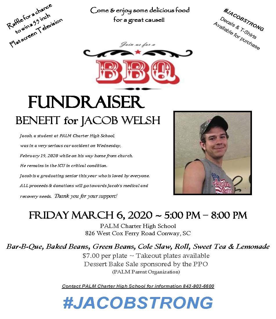 GatorMorninShow's tweet photo. Asking that you please retweet and show up Friday evening to help this young man. #JacobStrong https://t.co/Z7fqsCvF5i