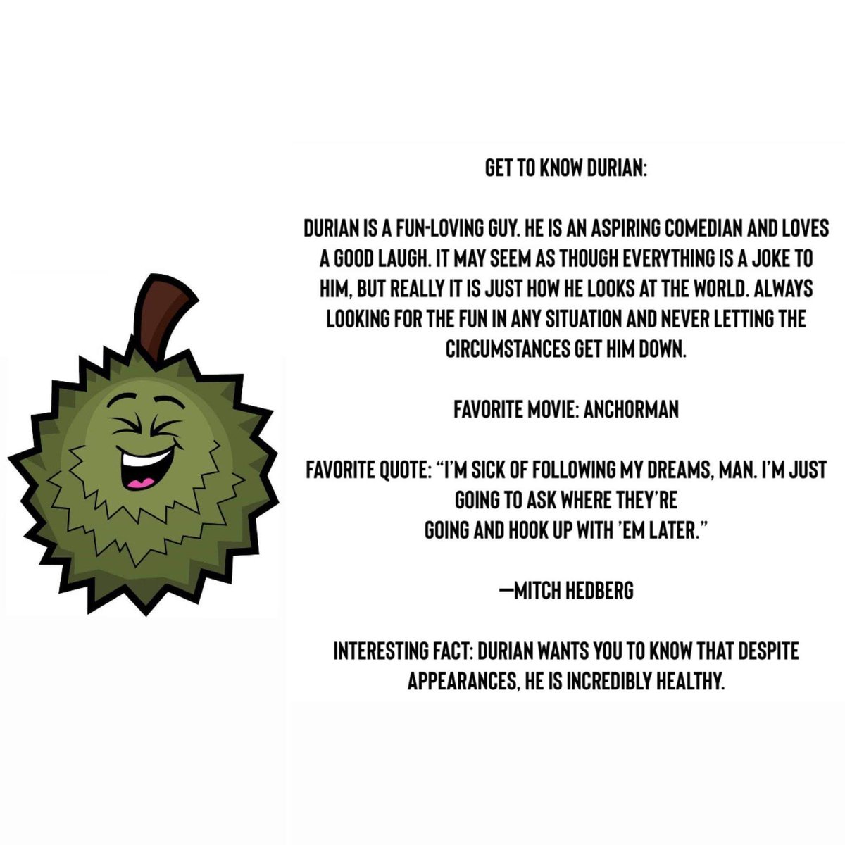 Pulprva's tweet photo. Introducing Durian! #PulpFictionRVA #Foodthoughts #Durianthoughts #storytelling #storytime https://t.co/EldYp7DGLs