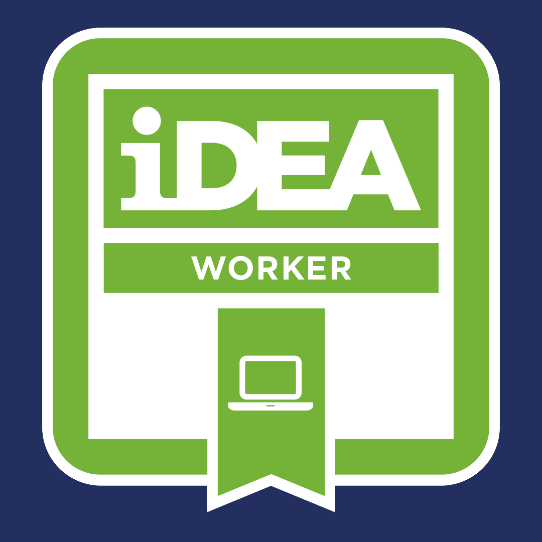 idea_award's tweet photo. Pick up plenty of tips, tools &amp; techniques for the workplace with FREE https://t.co/gcRd1wH3Xn Worker category #digitalbadges. #NCW2020 @CareersWeek https://t.co/wKNs8lnl4k
