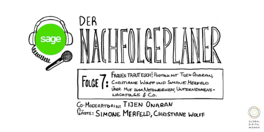 Just 16.4% of German SMEs have a woman at the top. In case of large corporations, it looks even worse. We need the #courage to #change! On this subject, <a href="/JanFriedrich/">Jan Friedrich</a> and co-moderator <a href="/TijenOnaran/">Tijen Onaran</a> are talking to special guests. 🎧 👉ow.ly/YTSP50yAevH #GDW #podcast