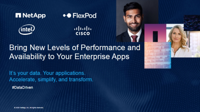 FlexPodFriedman's tweet photo. Join @NetApp and the @evaluator_group for a #FlexPod #webinar tomorrow titled "Bring New Levels of Performance and Availability to Your Enterprise Apps."
For more info and to register: https://t.co/JAir38utUZ

#DataDriven #MAXData https://t.co/057LnKgVld