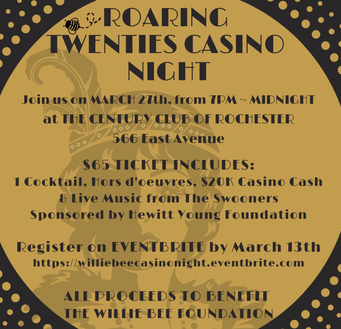 WillieBeeCares's tweet photo. Registration ends in 11 days! Get your friends together and join us for a great night out ❤️🐝 https://t.co/6Ntw2nBemb