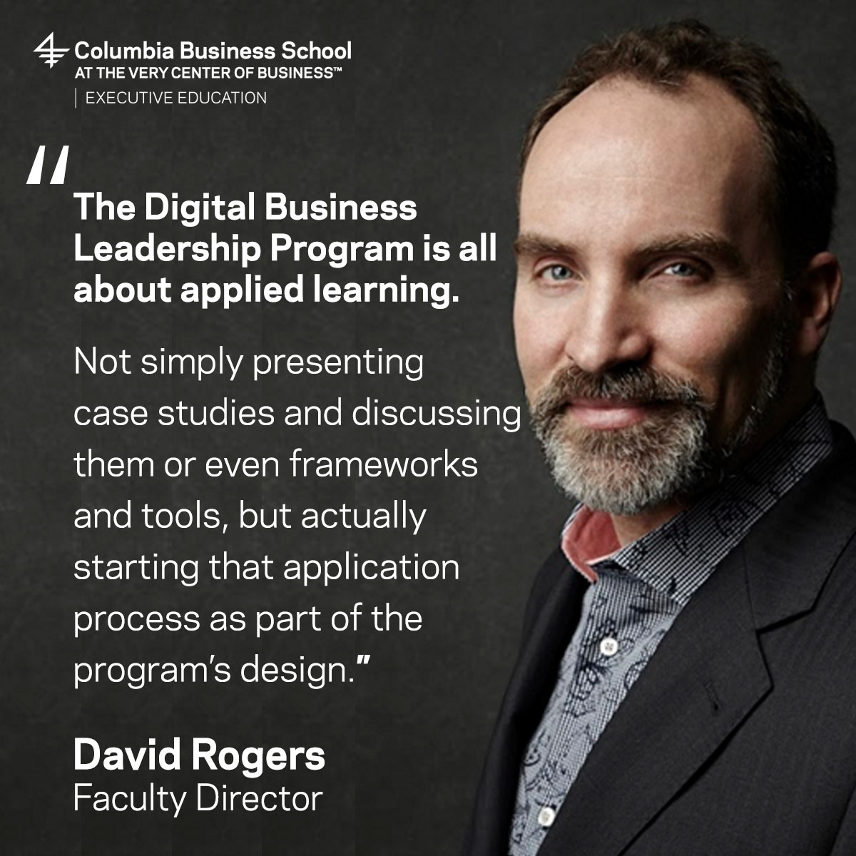 Columbia Business School's Digital Business Leadership Program is an intensive, six-month, multi-modular program with immersions in New York City &amp; San Francisco.  

Register for the LIVE Webinar on March 6th with Prof. @david_rogers - bit.ly/dblp-webinar

#livewebinar