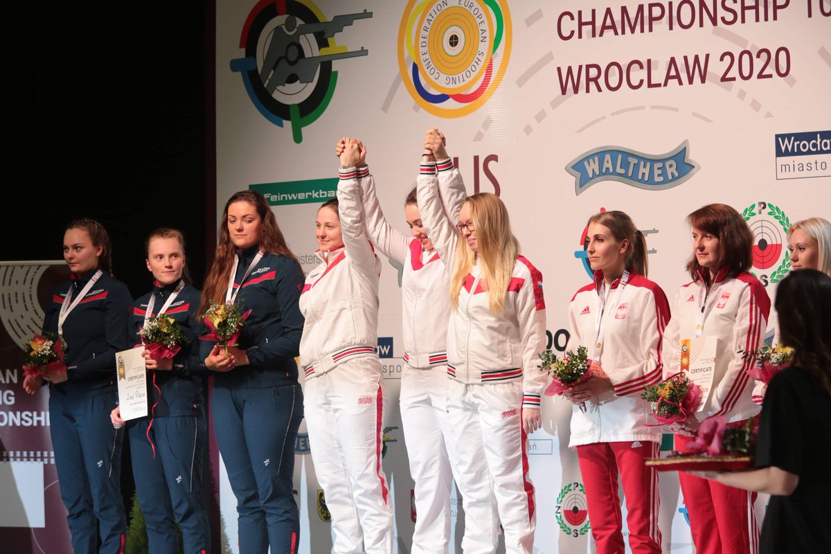echwroclaw2020's tweet photo. ECH2020 PHOTO GALLERY - 10 m Air Rifle Team Women

#ECH2020 https://t.co/SXPt6eF7wK