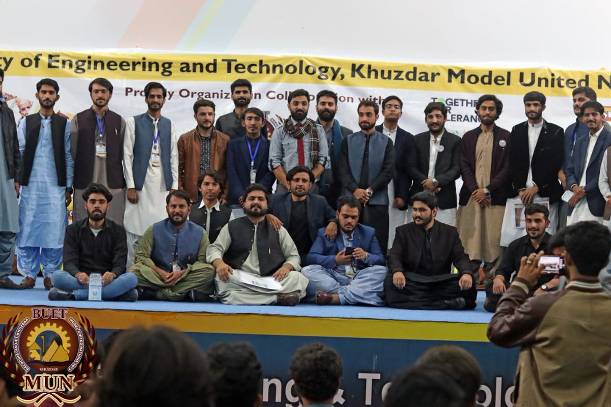 TFTolerance's tweet image. TFT Team Khuzdar from Balochistan UET successfully conducted three days&apos; first Model United Nations Event in their University in November.
In which students from different universities participated.

#HumaraAzm
#Srengthening_Student_Bodies
#TogetherForTolerance
#TeamKhuzdar