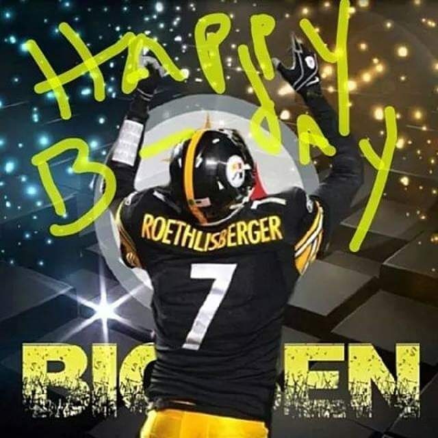 Happy 38th birthday to QB Big Ben Roethlisberger! 