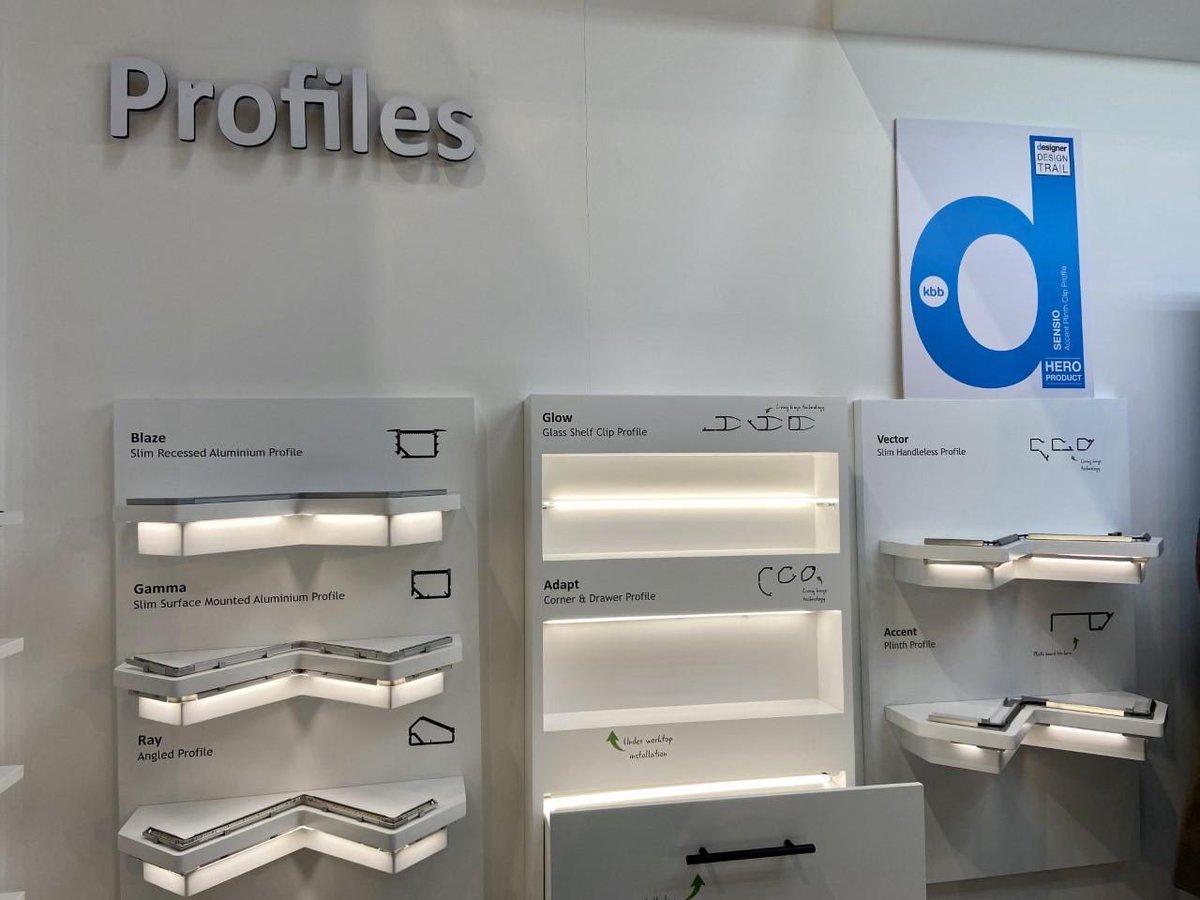 Sensio_Ltd's tweet photo. Are you following the Designer Trail at @kbb_birmingham? Our Accent Plinth Profile is featured as a highlight and one of the top new products to see at the show!

Visit us on stand K95 to find out more! #kbb2020
#makelightingsimple #kitchenlighting #designermagazine https://t.co/Qi3uTGRCnf