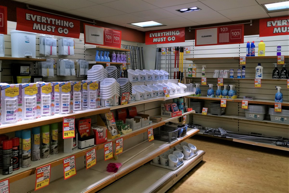 Find laundry, cleaning and other household items on our lower ground floor! 🧽🧼🧹 #ClosingDown #Sale #Oxford #Cleaning #Household #Laundry