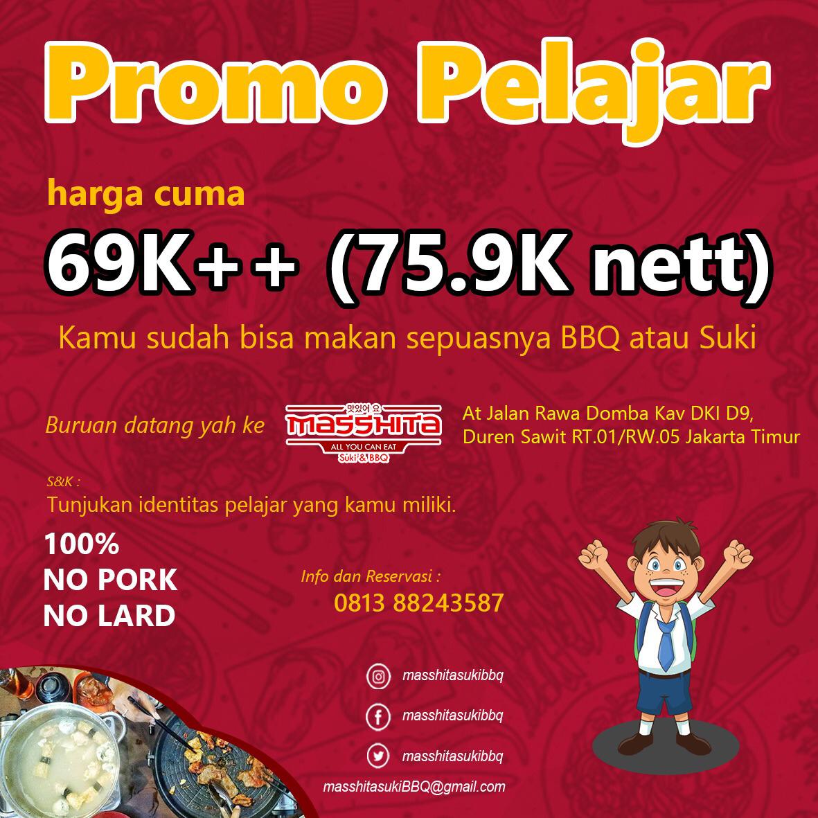 aissssss12's tweet photo. Untk adik2 pelajar jgn khawatir ya, kita berpihak kok pada kantong kalian. Jadi jangan sungkan ya untuk datang. Kami berikan harga spesial. Di MASSHITA juga tersedia ruang serba guna loh. Dengan pemesanan minimal 20Porsi, dapat Free RuangSerbaguna Full AC, Free WiFi @emakWulan https://t.co/aJwILY3sz4