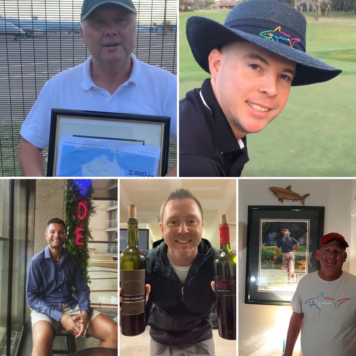 SharkGregNorman's tweet photo. 3 was not enough... happy to share that there will be 5 finalists for you to vote on for #GregNormanBiggestFan! Meet Lew Schneider, Matt Borchevsky, @TimC_Skyward, Peter Essey, &amp; @ShaughnessyJoey Click the link to hear their stories &amp; vote. Good luck all!
https://t.co/qgGdnkZilp https://t.co/X3OytvwBXz