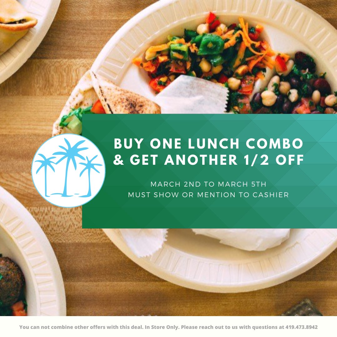 tigerbakery's tweet photo. Make sure you come out this week at your local Tiger Bakery for this amazing deal! Don't Miss out. #eatattiger #deliciousfoods #419eats #dealsdealsdeals #haveagoodweek #foodie #foodphotos #eatmorefood #hommus #toledo #middleeastern #eatlocal https://t.co/4POEkVPdQa