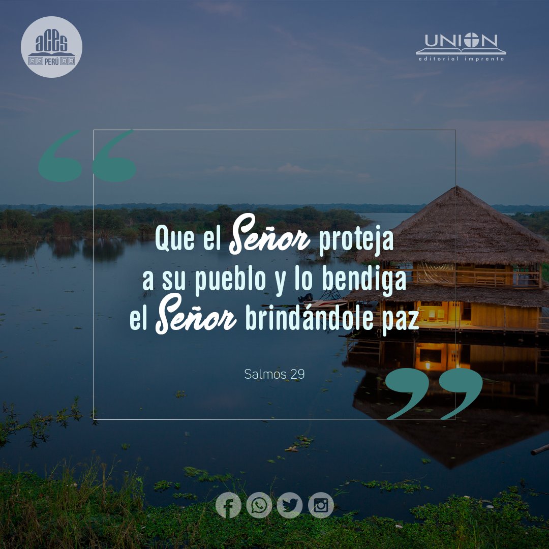 "Que el Señor proteja a su pueblo y lo bendiga el Señor brindándole paz"
Bonito inicio de semana 😉
#rpsp