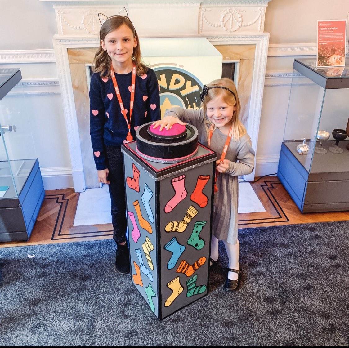 WithFranca's tweet photo. Ad-Event| The girls found the button! 😂 The new tv show “Andy and the band” is now live to watch on BBC iPlayer! Go and check it out! It is great! 😃 @andyoddsock @CBeebiesHQ @cbbc #wheresthebutton #andyandtheband #cbeebies #cbbc https://t.co/0147Wx9axi