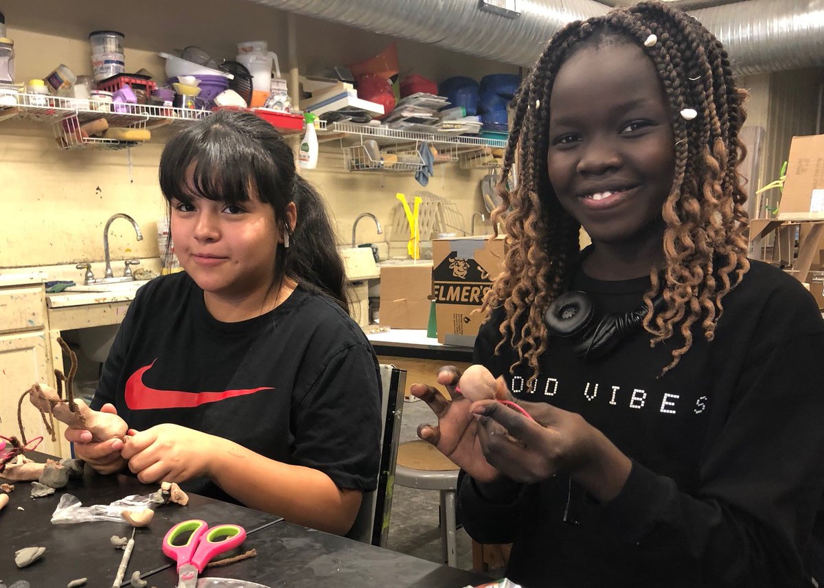 DAVArts's tweet image. For our Health and Wellness unit DAVA students are working on making a Claymation Video about the importance of exercise. Here is a sneak peak of the character creations. Stay tuned for more! #HealthAndWellness #ClaymationIsCool #DAVArts