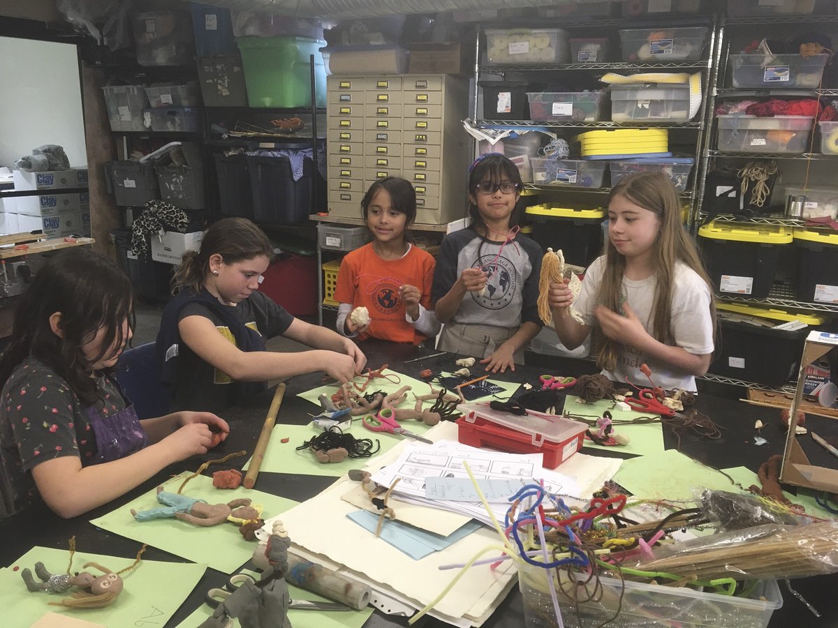 DAVArts's tweet image. For our Health and Wellness unit DAVA students are working on making a Claymation Video about the importance of exercise. Here is a sneak peak of the character creations. Stay tuned for more! #HealthAndWellness #ClaymationIsCool #DAVArts