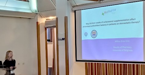 COSTNutRedOx's tweet photo. Milica Zrnić Ćirić from University of Belgrade presents "May thirteen weeks of octacosanol supplementation affect prooxidant-antioxidant balance in patients on atorvastatin therapy"
@Univerzitet_BG #NutRedOx #atorvastatin #prooxidant #antioxidant https://t.co/TeYoxFXm6K