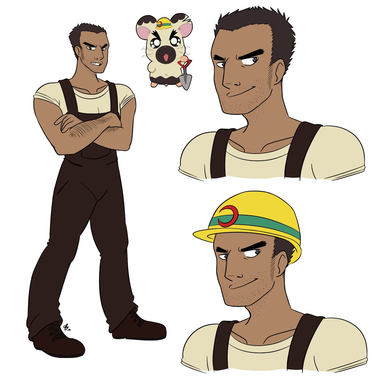 QuickTheButt's tweet photo. Last year I came up with humanized versions of some #Hamtaro characters. I might wanna share some of the ones I'm still kinda proud of. https://t.co/oAfyUNAJjc