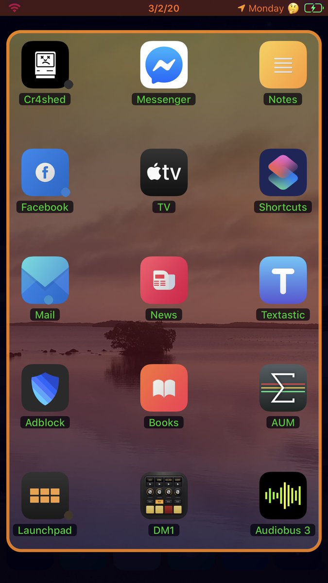 BrianVS's tweet photo. Folder size changes are now instant. 3x5 looks real nice in both the grids and folders if you have a border on the folder icon.  Also full page can rotate now and you can edit the title from landscape.Working on the math/logic still for 3 custom mini-grids. #FolderControllerXIII https://t.co/sFUJtoSJtA