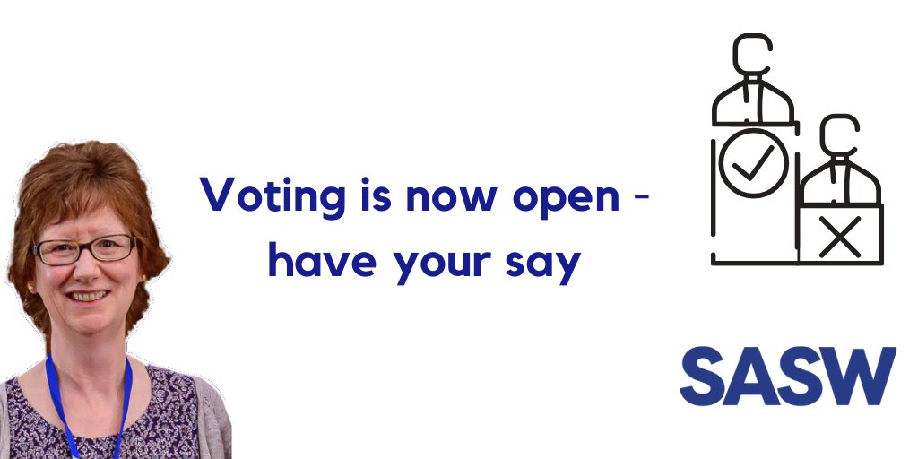 ScotsSW's tweet photo. Voting is now open! ✔️❌

Have your say and choose a new committee to lead your Professional Association in Scotland 🗳️

Find out more about the candidates &amp; vote at the link 👇

https://t.co/JHs1OMnTZ4 https://t.co/sooPPfem5A