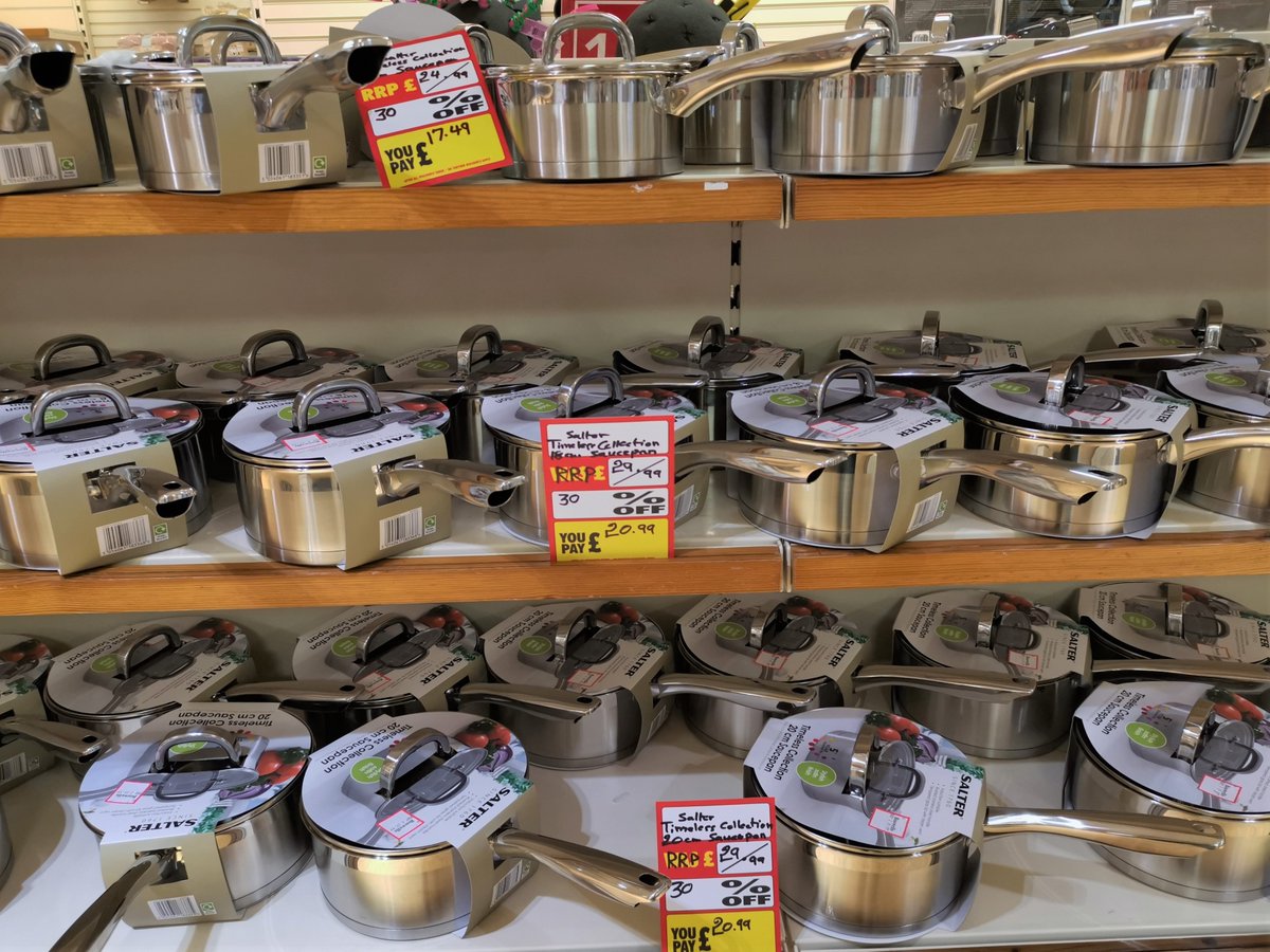 30% off pans in our Cookshop on our lower ground floor! 👩‍🍳🍳👨‍🍳 #Cookware #Pots #Pans #Kitchen #ClosingDown #Sale