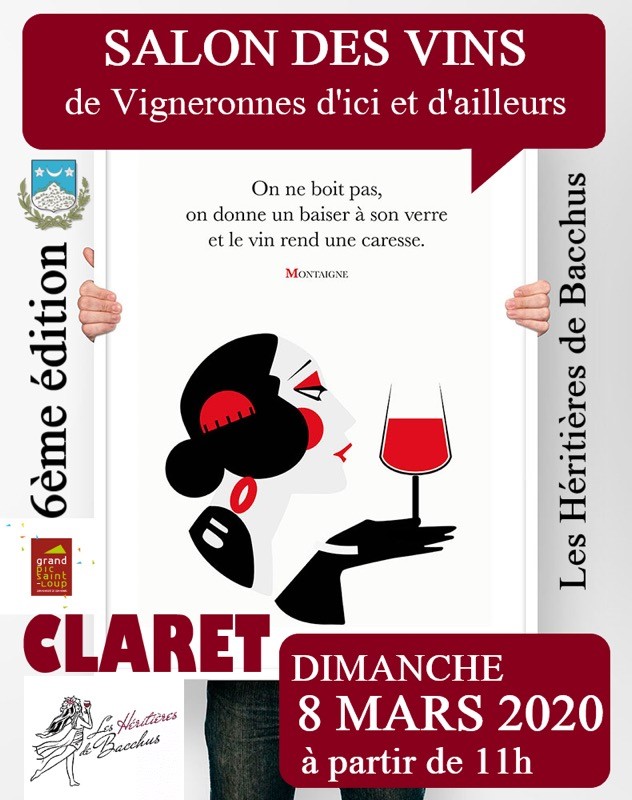 calicewine's tweet photo. A vos agendas, nous serons présents au 6ème salon Les Heritieres de Bacchus à Claret 34270 ce dimanche 8 mars. ( Place du Millénaire ) Venez nombreux !!
#vigneronnes #calicewine #heritieresdebacchus #degustationcalice #bonnesquilles #claret #vinsdusud https://t.co/0F4nJ8ZJ9G