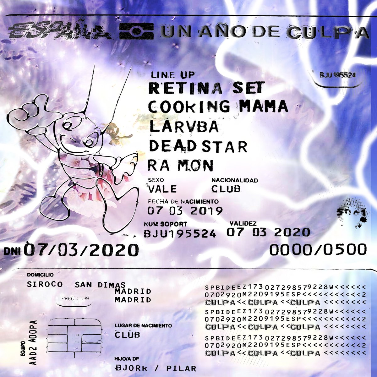 illegaltapes's tweet photo. .@retinaset x Culpa
Madrid 07.03.20 https://t.co/g5nj9HqKQY