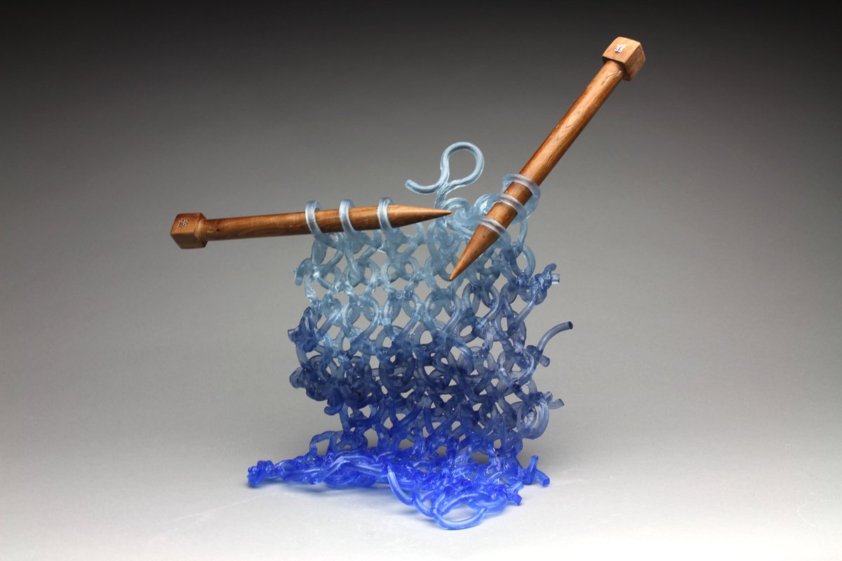 Glass sculpture by Canadian-American artist Carol Milne, 2010s