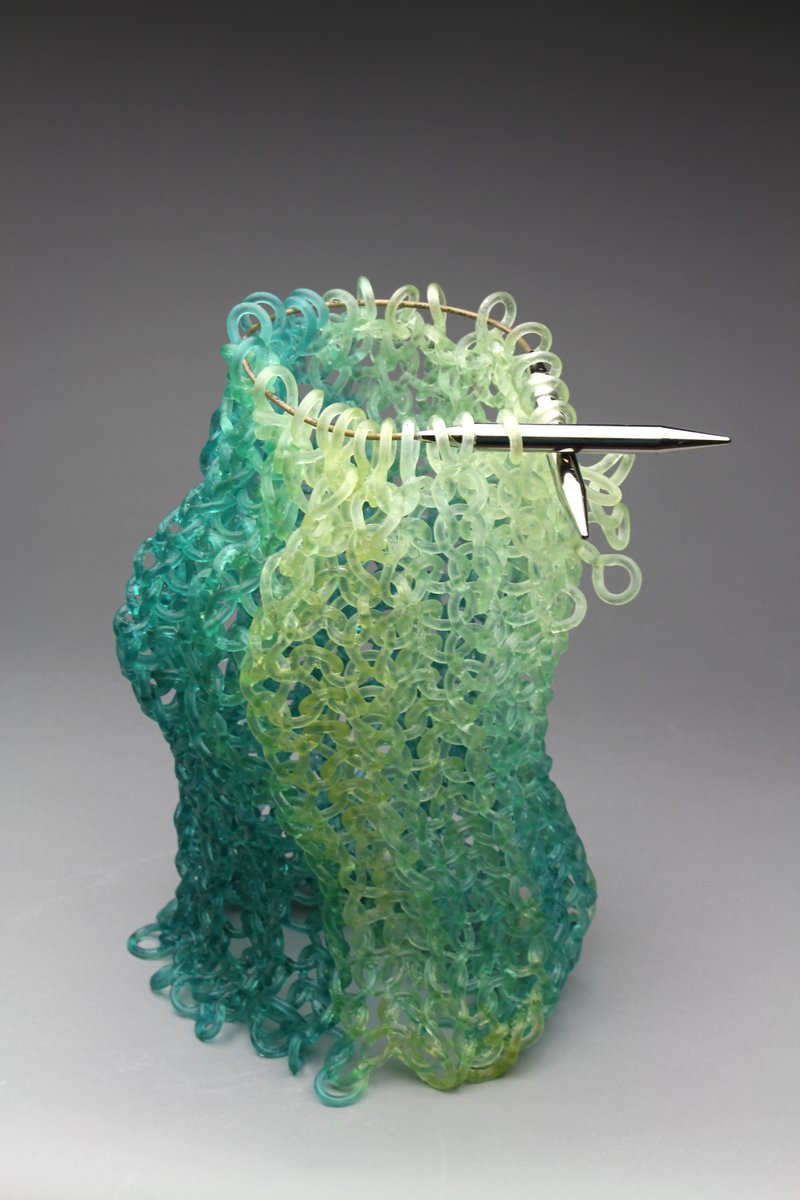 Glass sculpture by Canadian-American artist Carol Milne, 2010s