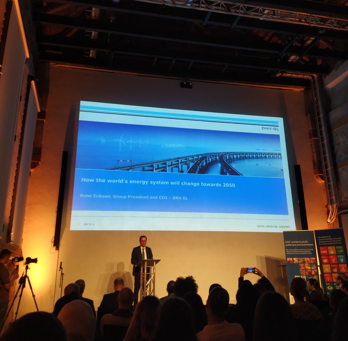 CEO and Group President <a href="/RemiEriksen/">Remi Eriksen</a> from @DNVGL on clean and affordable energy: "With stronger policy, we will be able to come closer to the climate target of the Paris Agreement"