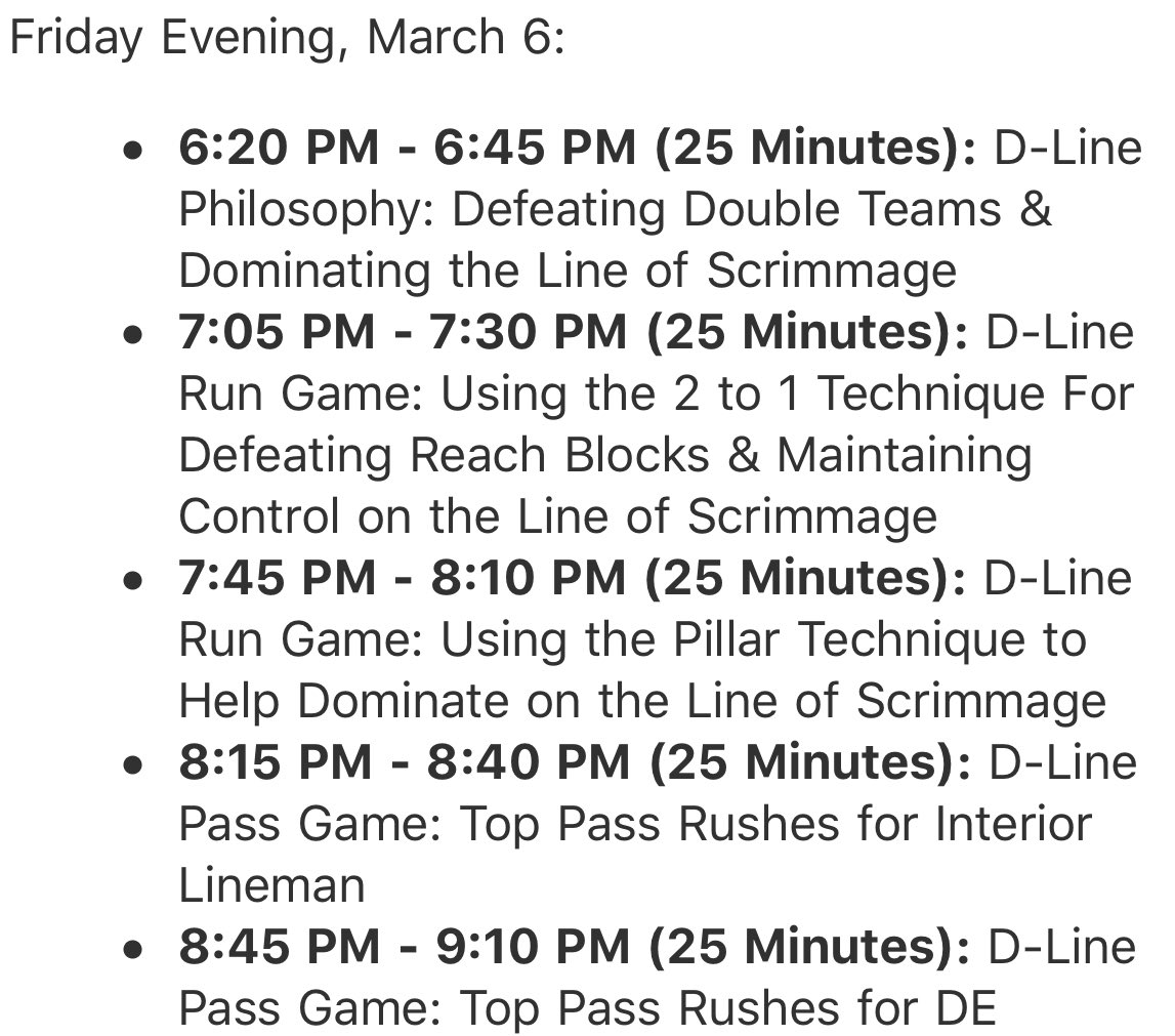TheDLguy's tweet photo. Looking forward to presenting at the @GlazierClinics  ATL 150 this Friday I will be sharing DL techniques and drills coaches can use to upgrade  Defeating blocks &amp; Pass Rush. https://t.co/HnJBbZQi6w