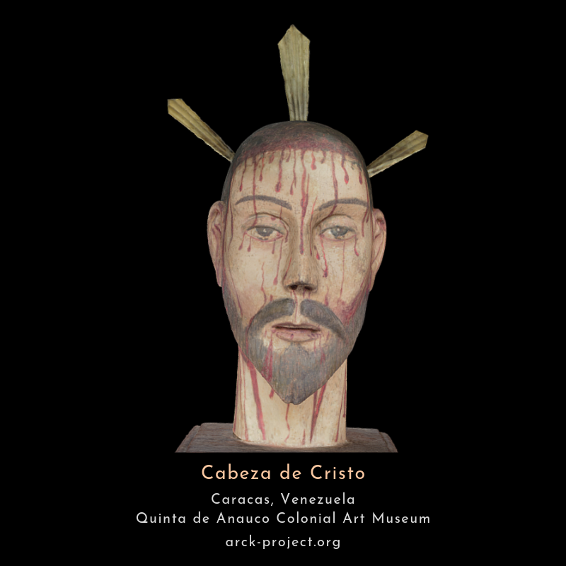 ArckProject's tweet photo. #NewModelMonday Cabeza de Cristo by anonymous (Trujillo, 17th century). Located at the Colonial Art Museum at Anauco House in Caracas, #Venezuela. Photo registry by Rosa Ana Langerano. #thearckproject #photogrammetry #IAMVenezuela Full model here ➡️ https://t.co/eE9mUgNMnz https://t.co/9POgBU2msE