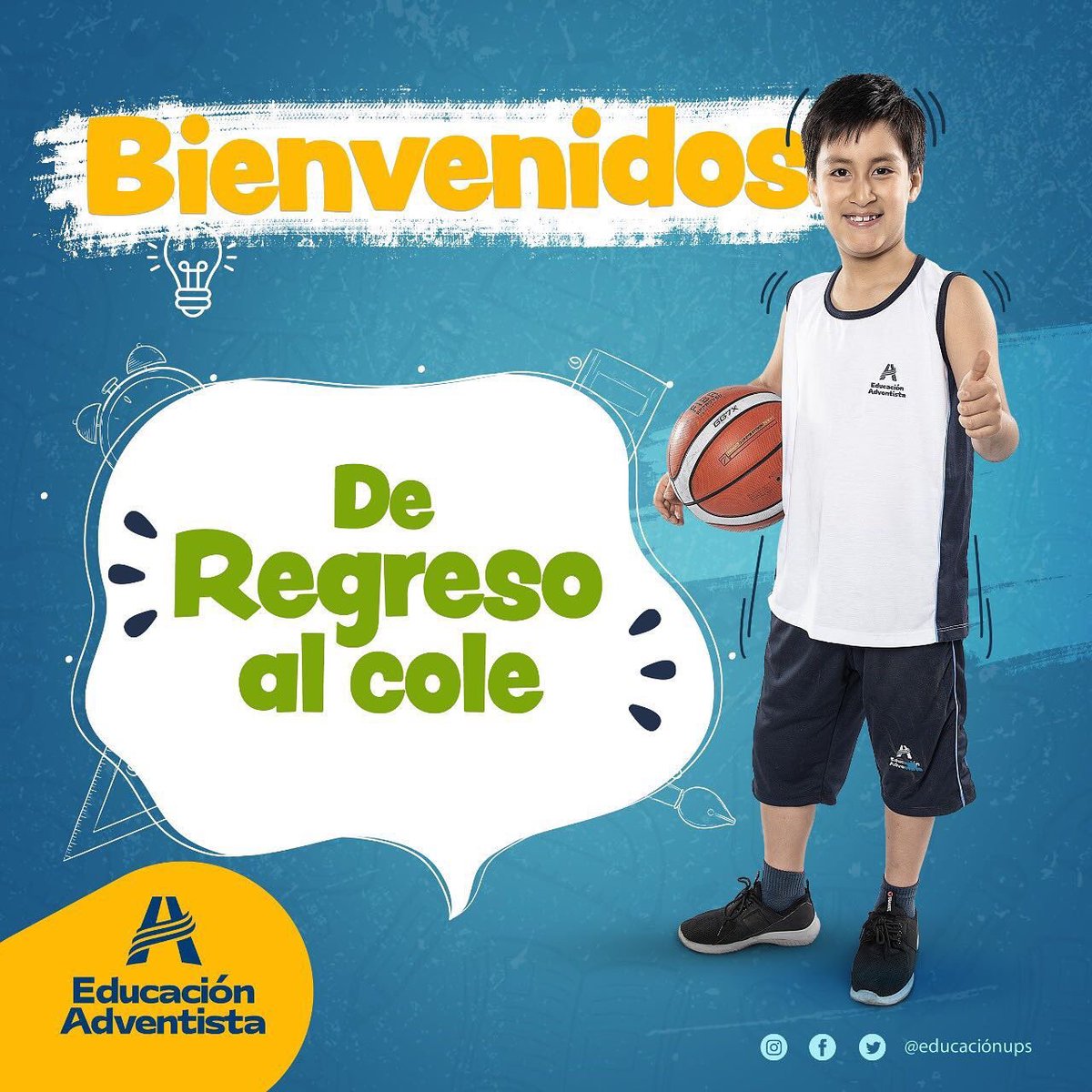 AEAPuno's tweet photo. Bienvenidos de Regreso a Clases. #AEAPuno #MLT
#EducaciónAdventista
#MásQueEnseñanza https://t.co/jk2eAKM7tm