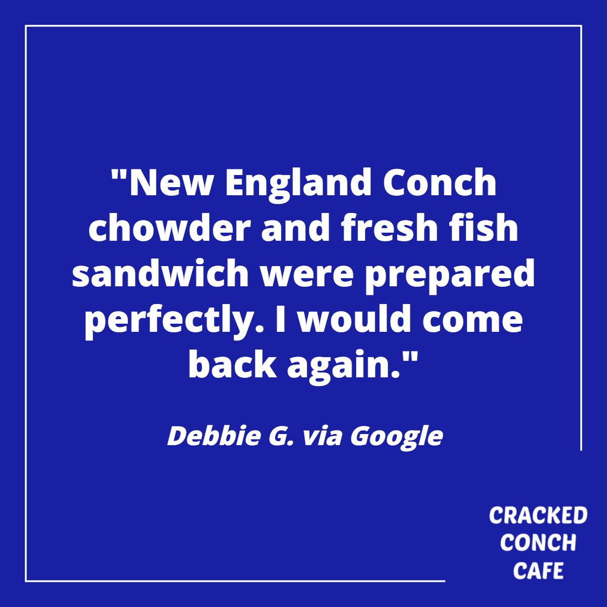 CrackedConchFL's tweet photo. What's that one dish you always order that keeps you coming back? https://t.co/zjNjqKGXey