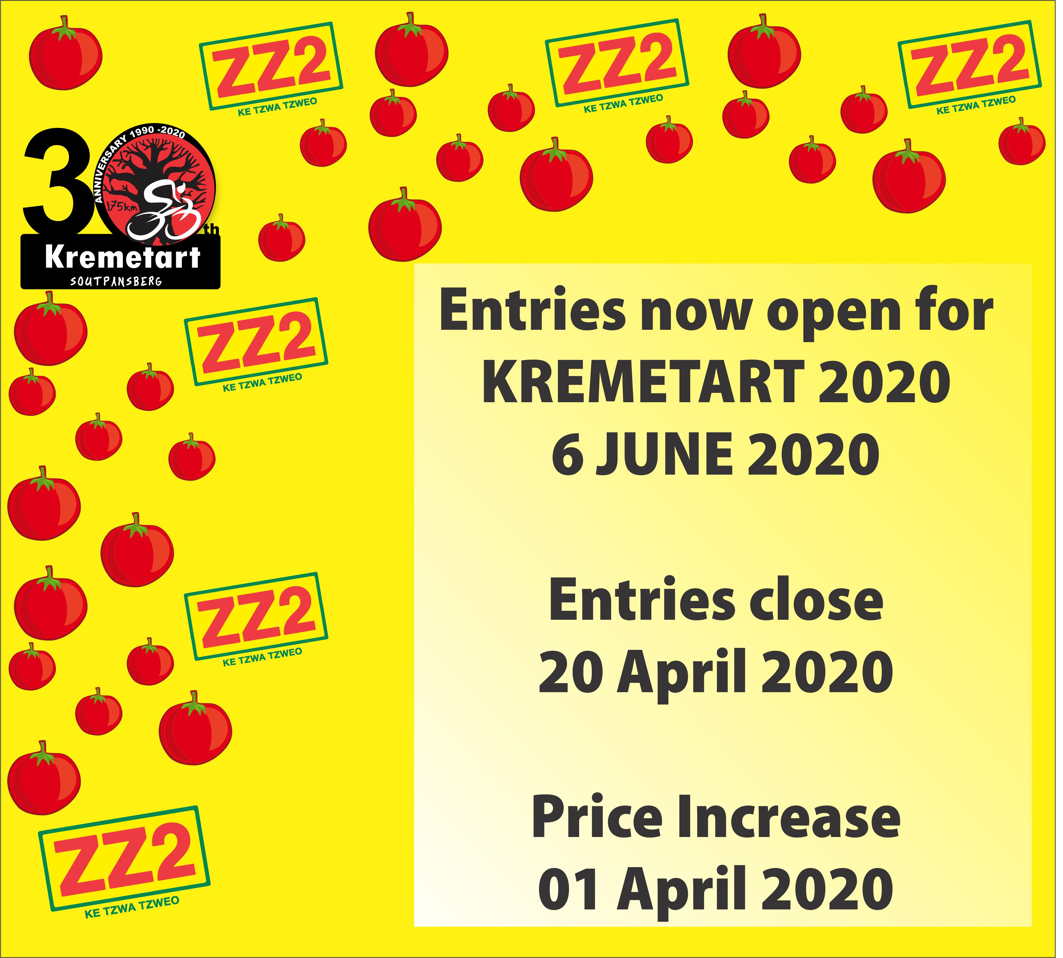 Kremetart cycle hot sale race 2019