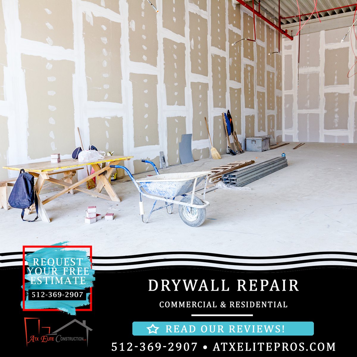 Our estimates are always FREE! Just give us a call and we’ll schedule a time to come out and give you a quote. Our crew has over 15 years of experience in the construction industry. 

Request your free quote from our #CentralTexas #ConstructionCompany: 512-369-2907.