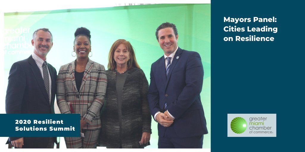 I was proud to represent Surfside as a panelist at the <a href="/MiamiChamber/">Miami Chamber</a> – Resilient Solutions Summit on Feb. 28 where I discussed how #Surfside is implementing resilient solutions through planning, education, building coalitions, infrastructure &amp; strengthening our sense of community