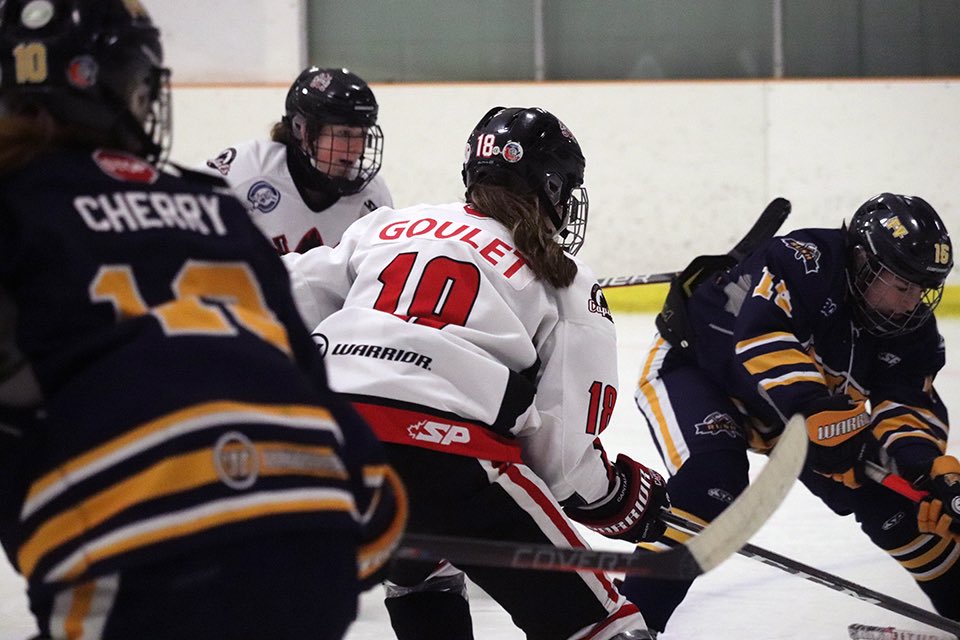 KyleBalzer's tweet photo. .@NCapitalsfmaaa will finish 3rd in BC Female Midget AAA this season 📝 They went 1-2 over the final weekend at home against the Rush &amp; despite both teams posting 38 points, Fraser Valley’s 120 goals to PG’s 87 breaks the tie | #CityOfPG @BCHockey_Female @PGMatters https://t.co/TznOneU4Zg