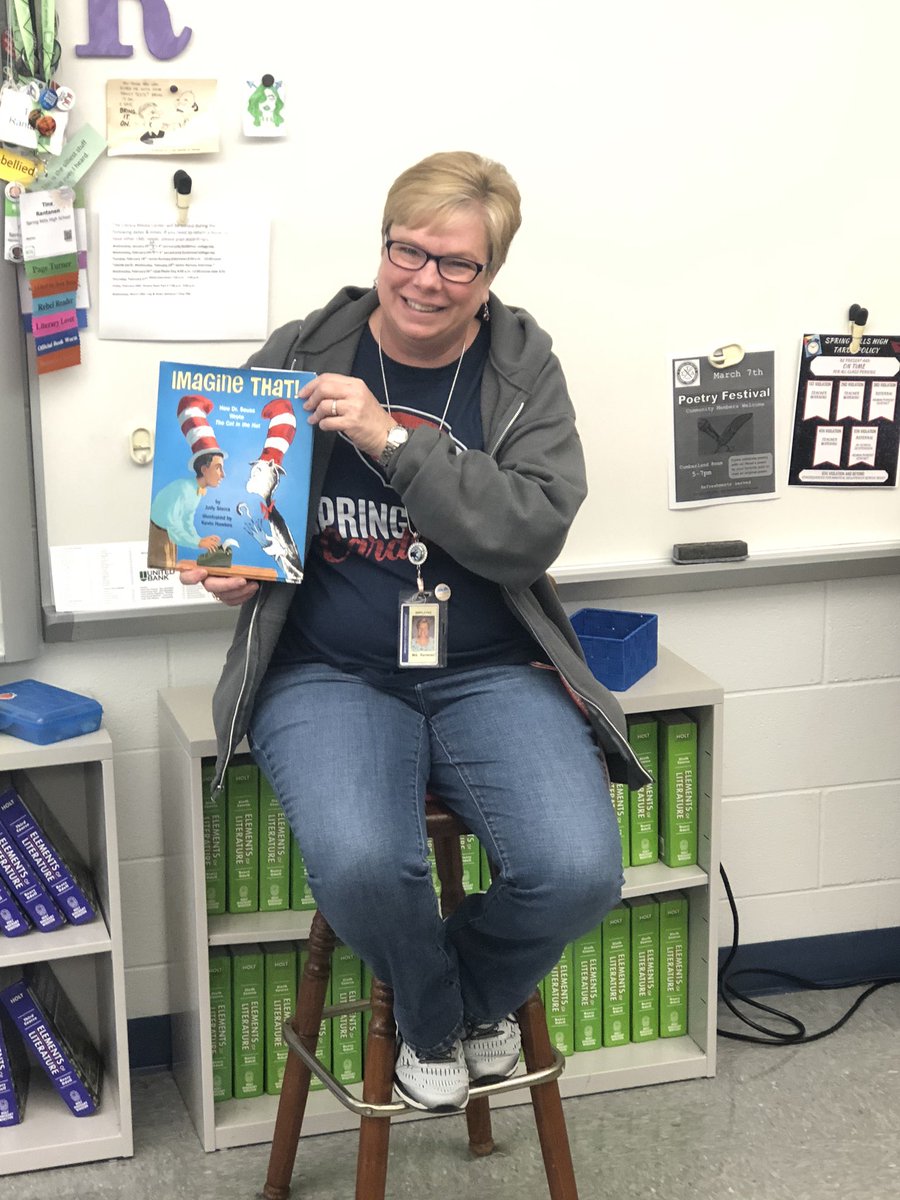 YourbcsL's tweet photo. Do we celebrate Dr. Seuss in Cardinal Country? You better believe it! #ReadAcrossAmericaDay https://t.co/BWkRJBck8l